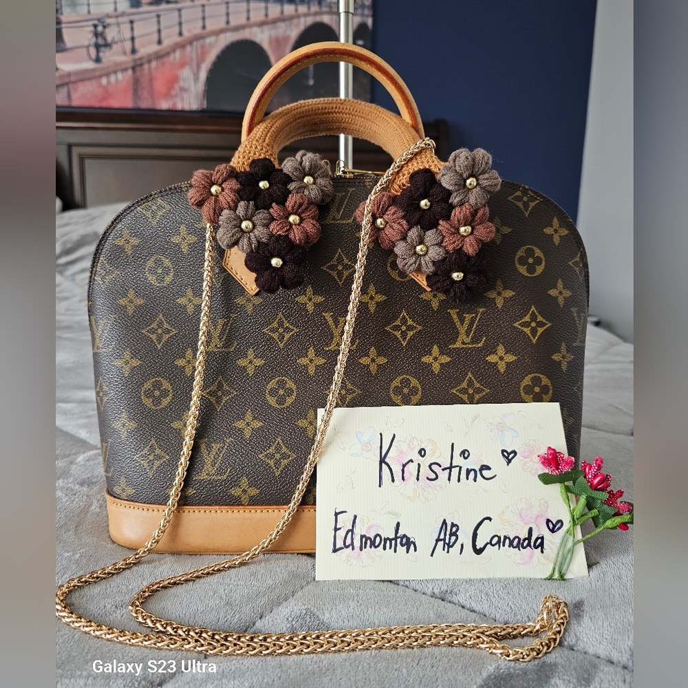 LV Monogram Alma PM w/ Generic Strap, Bag Handle & Organizer